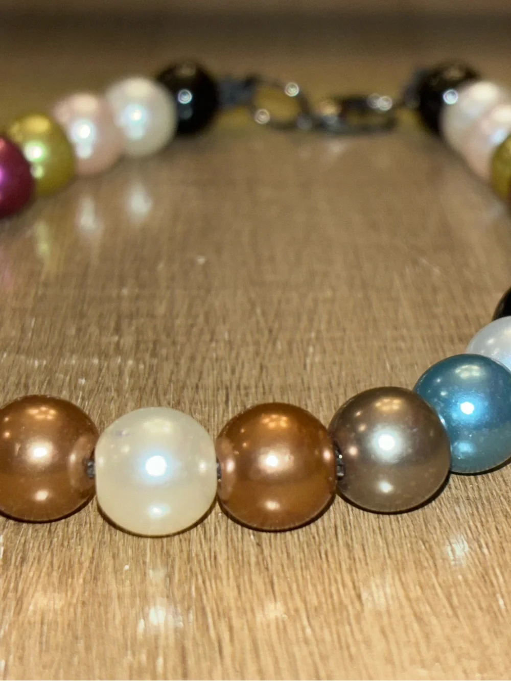 Multicolor Pearl Bead Bracelet - Women Jewelry